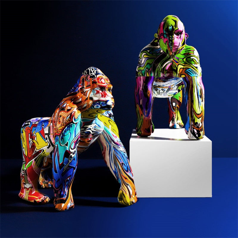 statua gorilla decorazione