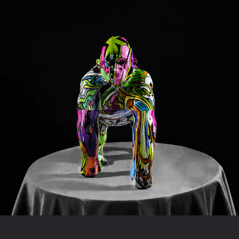 statua gorilla decorazione