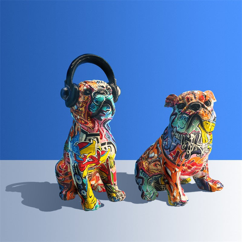 Bulldog decorazione salotto