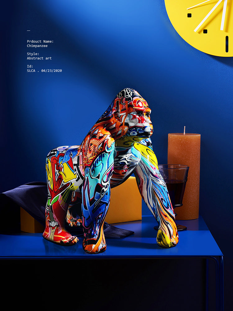 statua gorilla decorazione