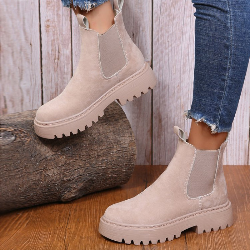 Stivaletto in camoscio