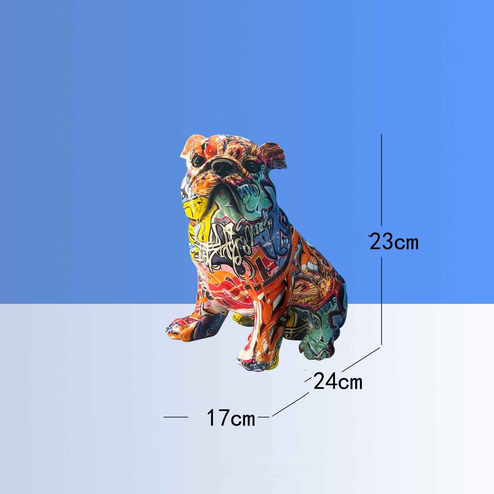 Bulldog decorazione salotto