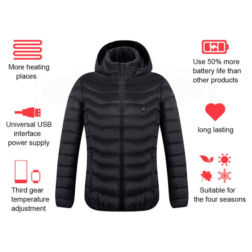 usb beheizbare jacke