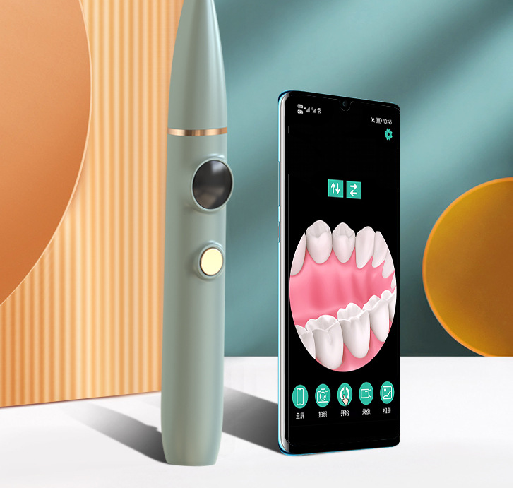 pulizia dentale con camera