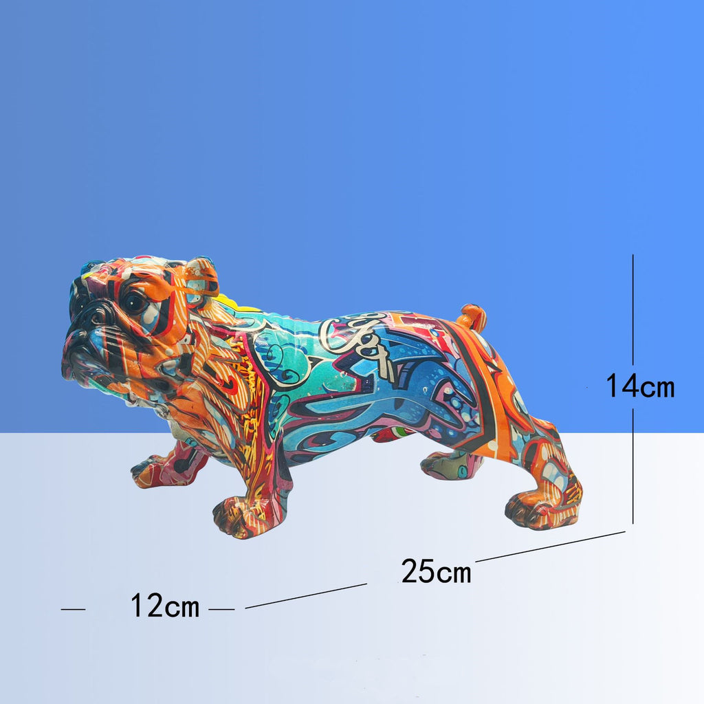 Bulldog decorazione salotto