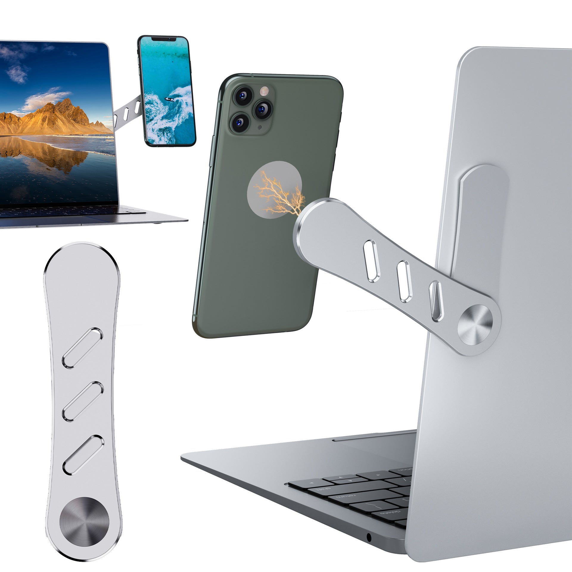 supporto alluminio per pc